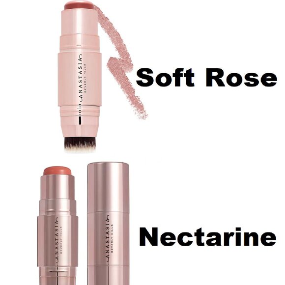 CHOOSE COLOR 💛Anastasia ABH BLUSH Cream Stick with Brush Applicator✨ BNIB - Picture 7 of 16